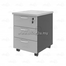 GM-3-DGLG : MOBILE PEDESTAL 3-DRAWERS (3D) - LIMITED  TO 1 UNIT ONLY
